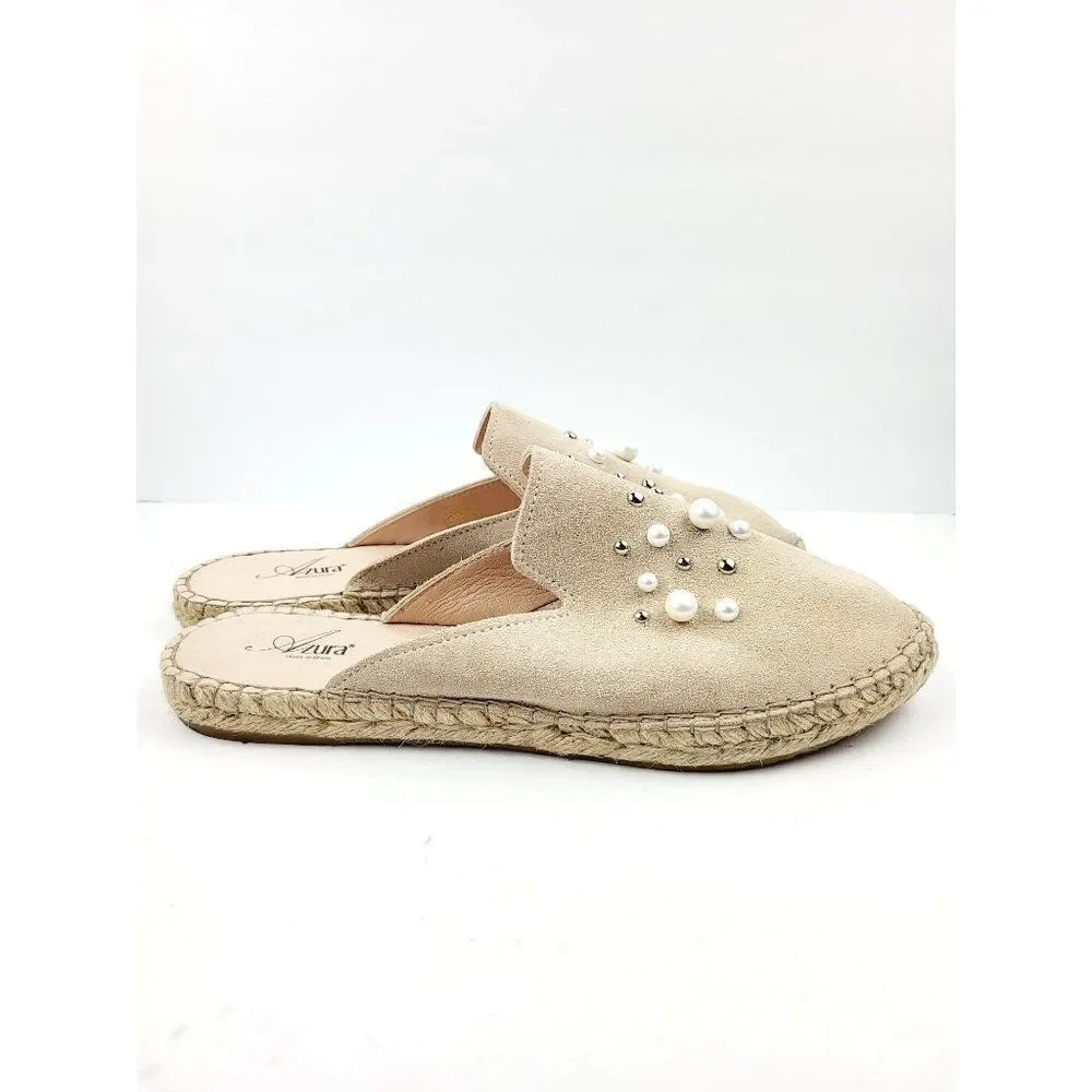 Azura Women's Lorinda Pearl Mule Shoes - Size US 10.5 - EU 41 - Picture 5 of 9